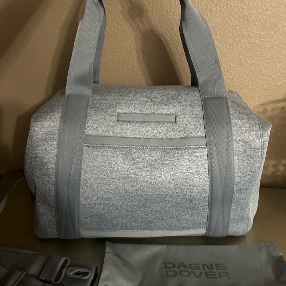 Dagne Dover Landon Carryall Large in Heather Grey (Missing Dust Bag) NWOT - Picture 2 of 5